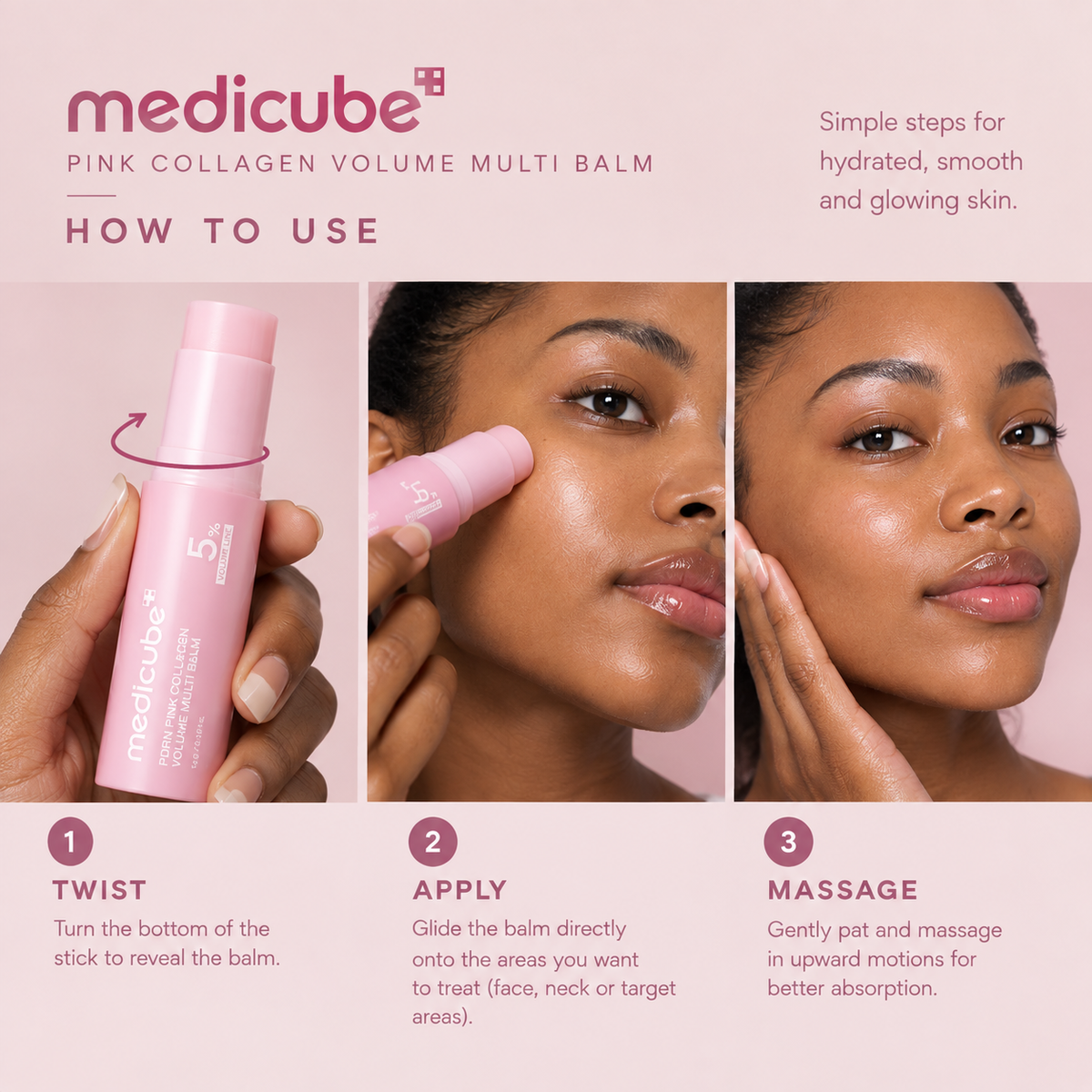 MEDICUBE PDRN Pink Collagen Volume Multi Balm
